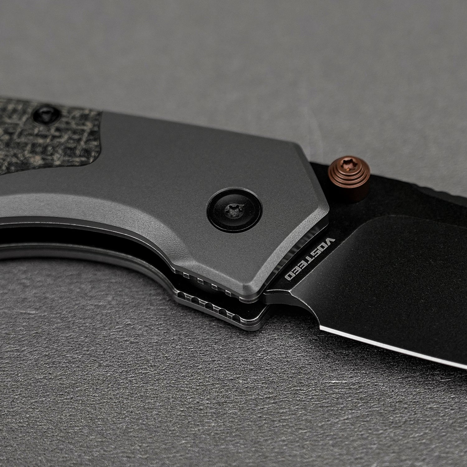 Psyop 299 | Black Norplex UltreX Micarta™ Ti Bolster + Blackwash S35VN - A2233