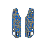 Psyop 299 Handle | Blue Ocean Micarta - W0404