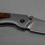 Psyop 299 | Brown Sand Ironwood Ti Bolster + Stonewash S35VN - A2228