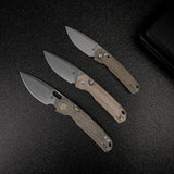 Psyop 299 | Natural Norplex UltreX Micarta™ + Stonewash S35VN - A2229