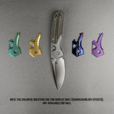 Psyop 299 | Green Micarta + Satin S35VN - A2218