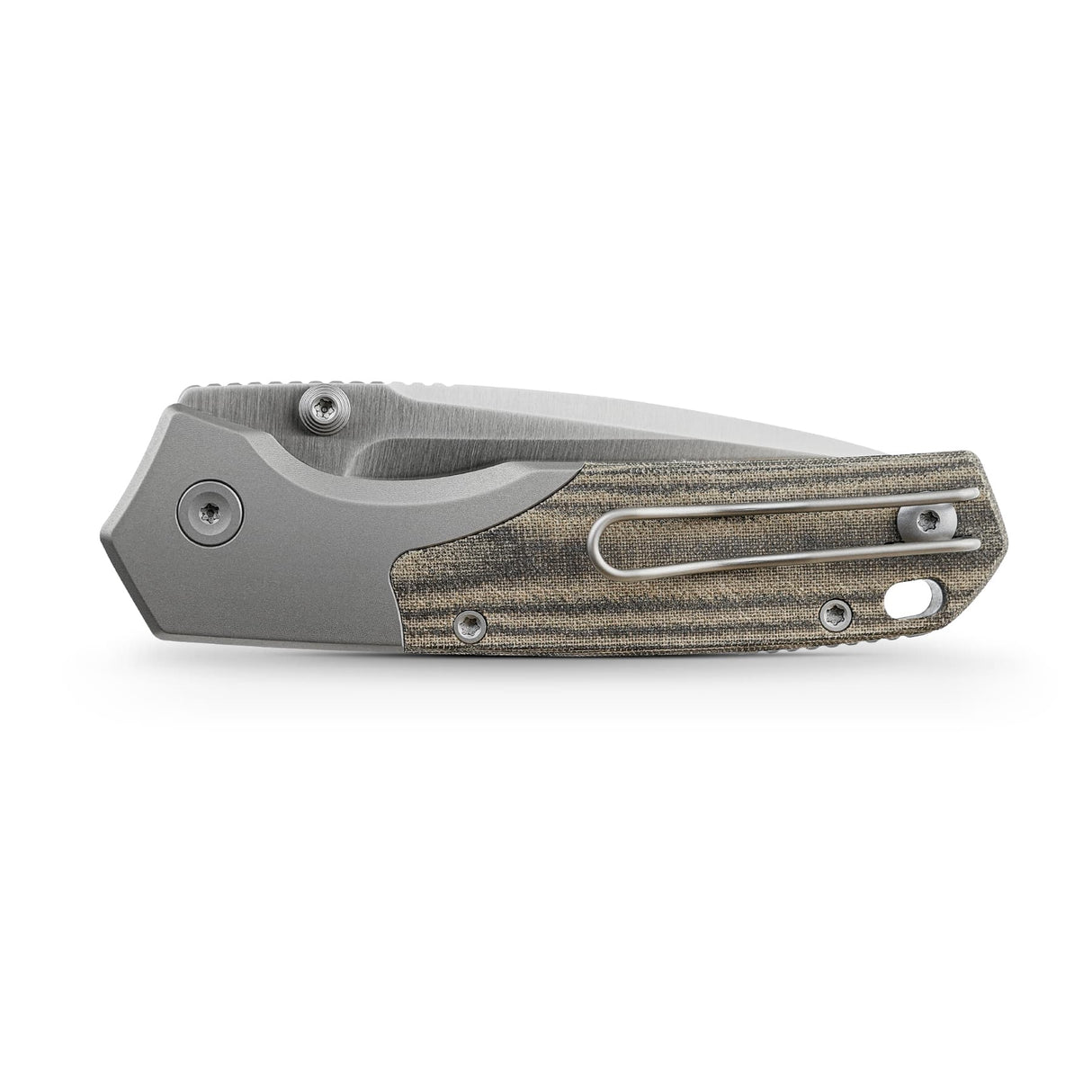 Psyop 299 | Green Micarta + Satin S35VN - A2218