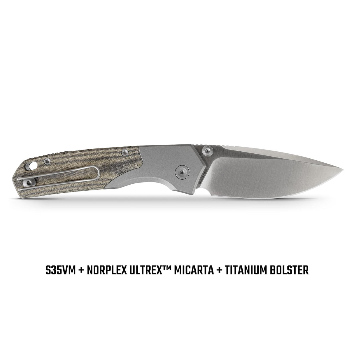 Psyop 299 | Green Micarta + Satin S35VN - A2218