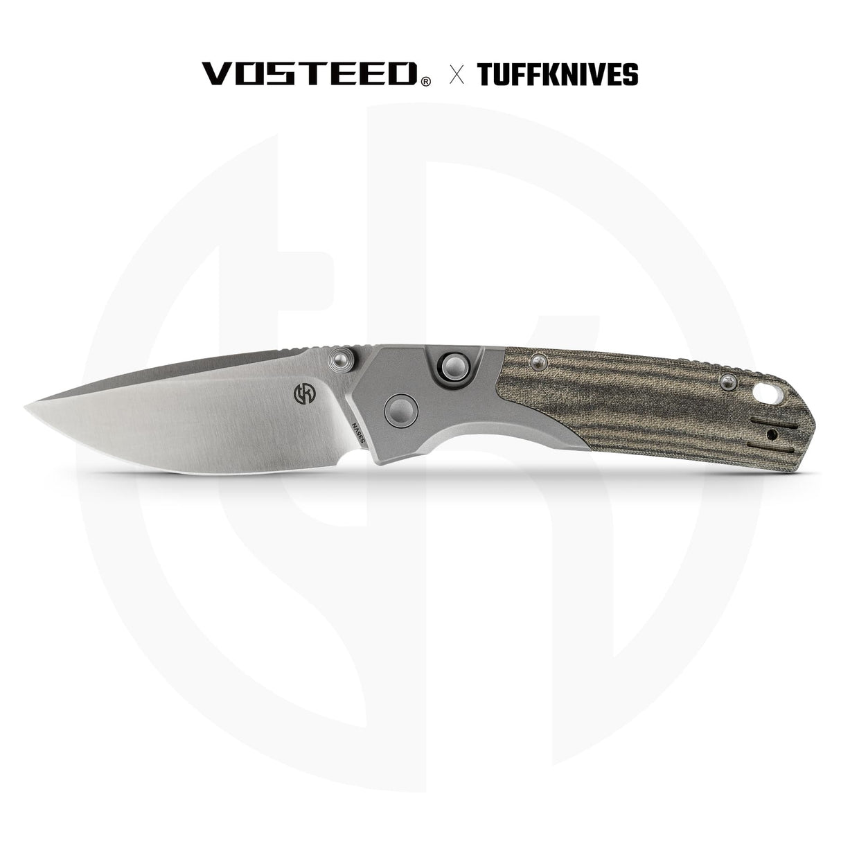 Psyop 299 | Green Micarta + Satin S35VN - A2218