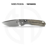 Psyop 299 | Green Micarta + Stonewash S35VN - A2220