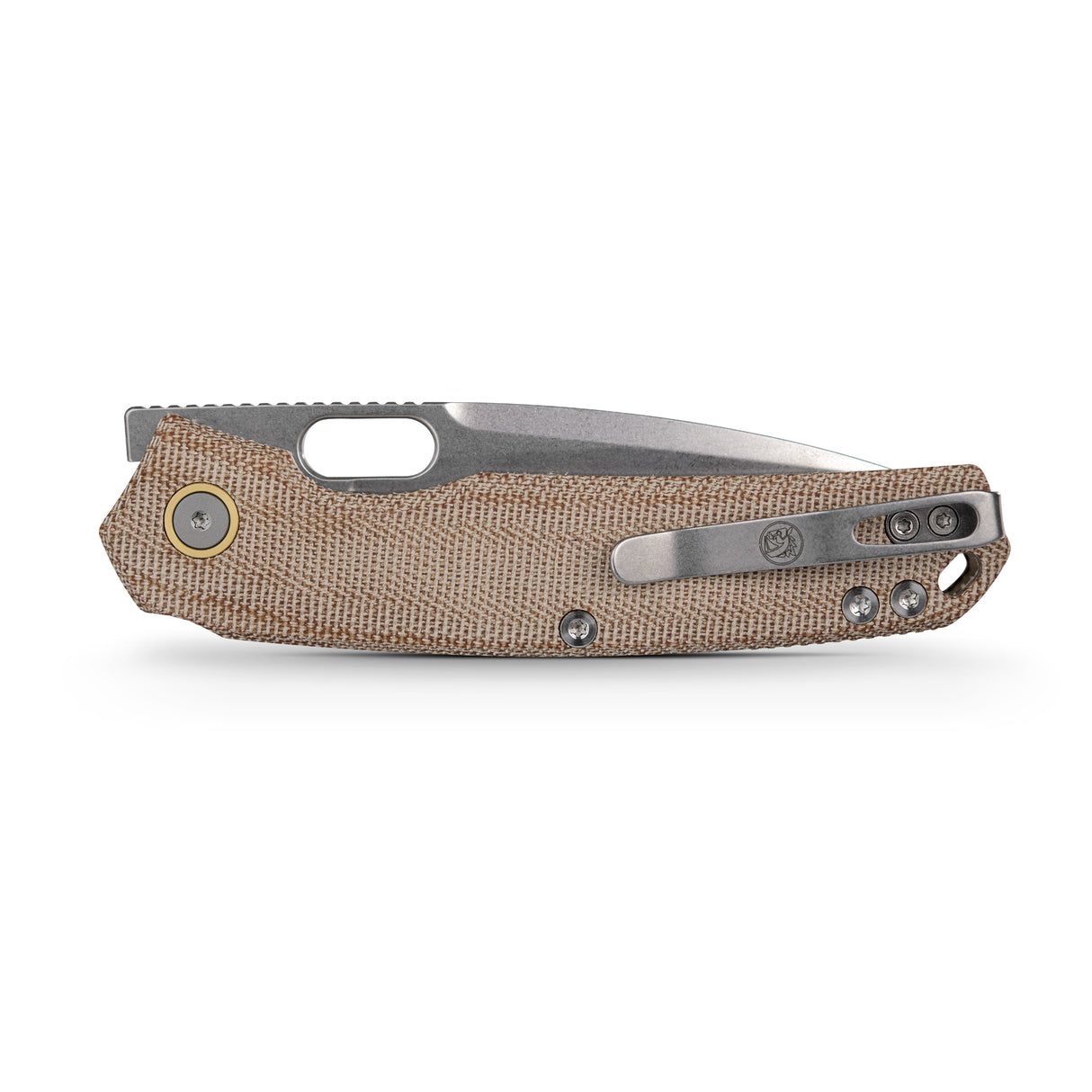 Psyop | Natural Norplex UltreX™ Micarta + Stonewash Elmax - A2210