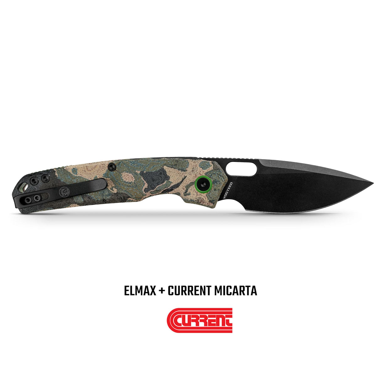 Psyop | Current Micarta + Blackwash Elmax - A2235