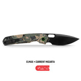 Psyop | Current Micarta + Blackwash Elmax - A2235