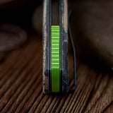 Psyop | Current Micarta + Blackwash Elmax - A2235