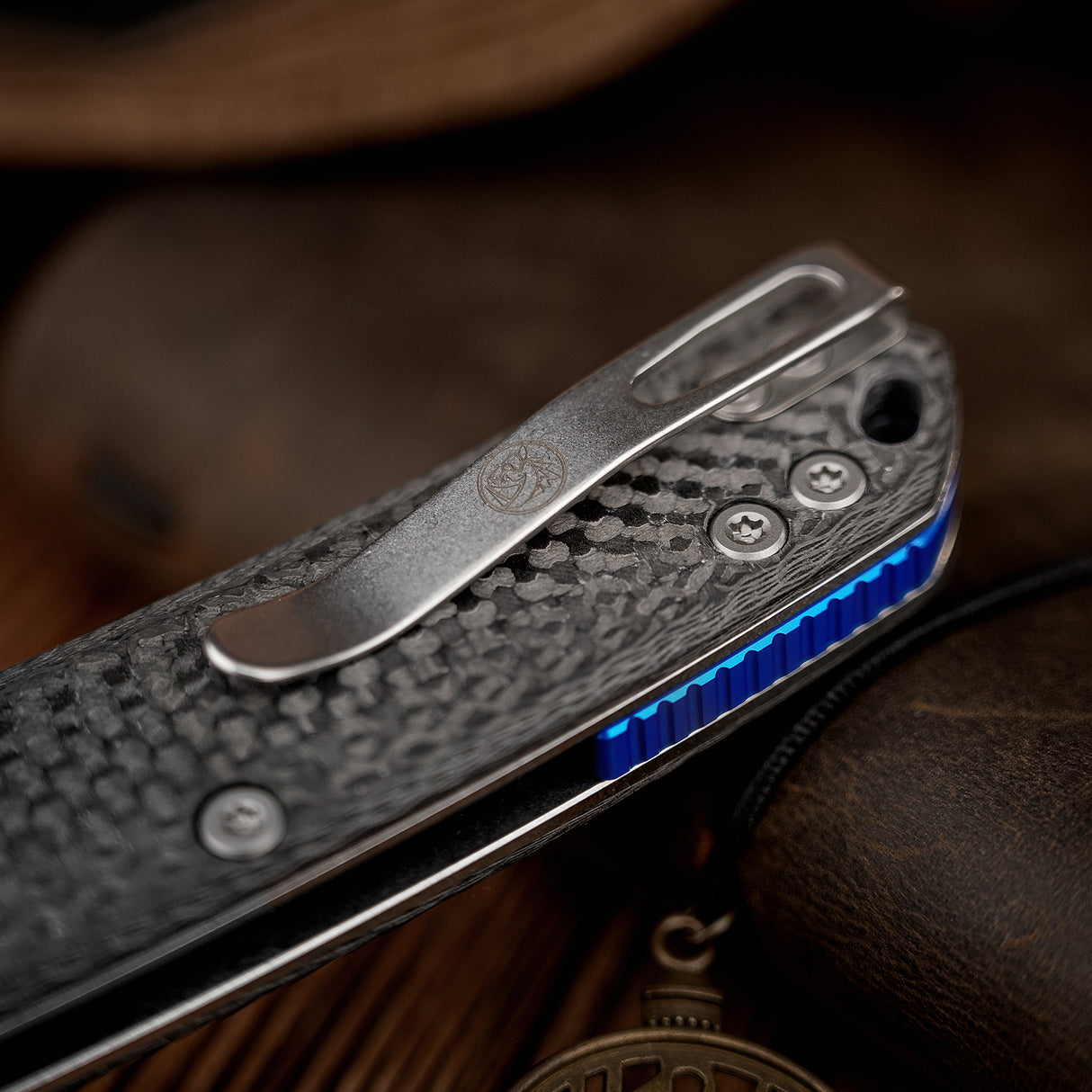 Psyop | Black Carbon Fibre + Stonewash Elmax - A2236