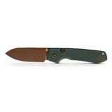 Raccoon 2.0 Top Liner Lock | Green Micarta + 14C28N Drop Point - A2907