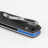 Raccoon 2.0 - Top Liner Lock | Black Micarta + 14C28N Drop Point - A2903