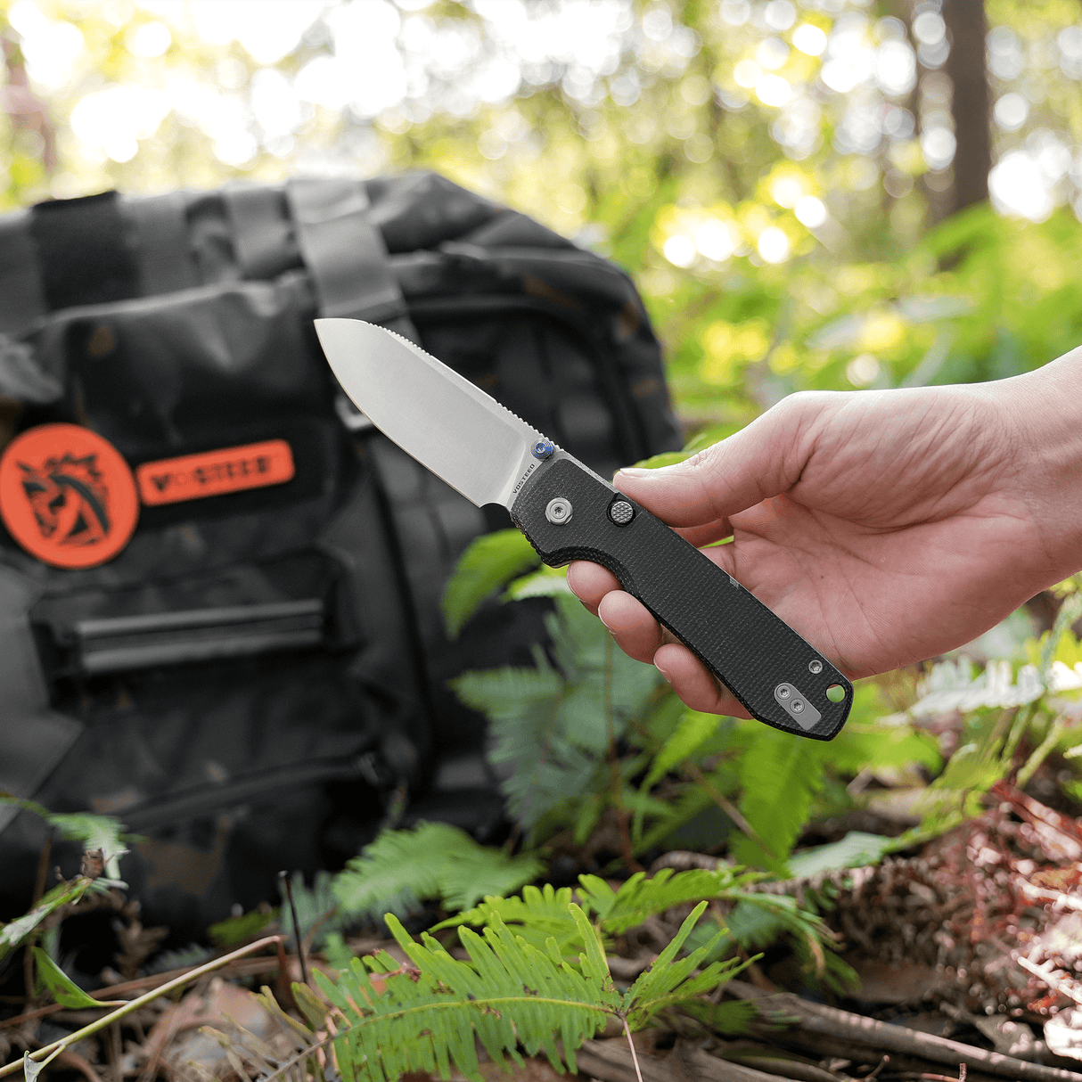 Raccoon 2.0 - Top Liner Lock | Black Micarta + 14C28N Drop Point - A2903