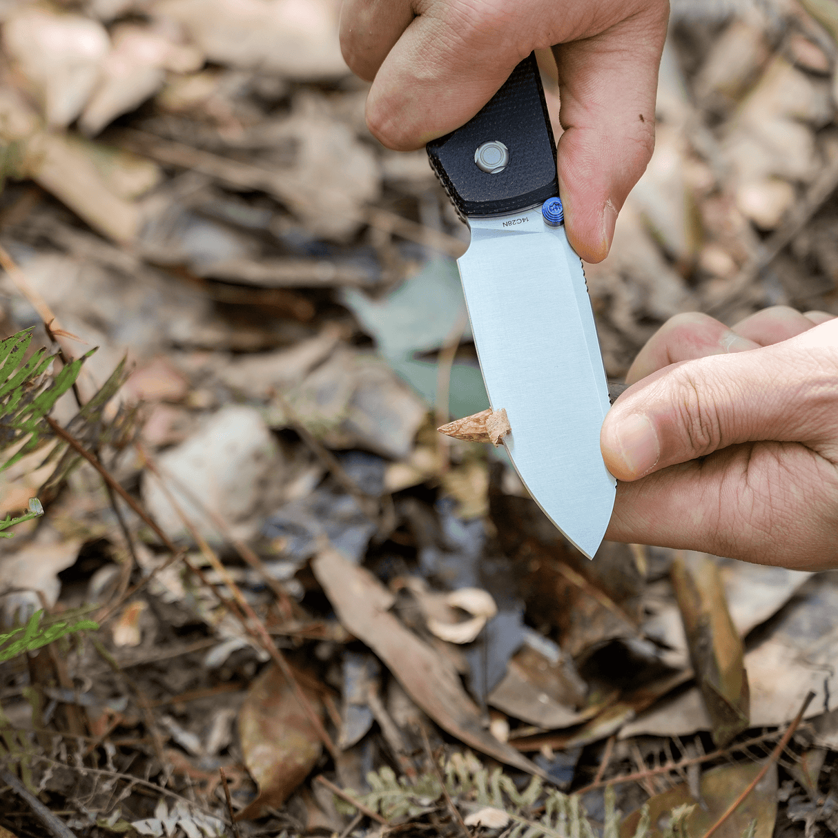 Raccoon 2.0 - Top Liner Lock | Black Micarta + 14C28N Drop Point - A2903