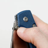 Raccoon 2.0 - Top Liner Lock | Blue Micarta + 14C28N Drop Point - A2905