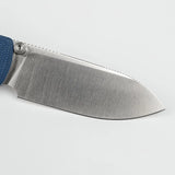 Raccoon 2.0 - Top Liner Lock | Blue Micarta + 14C28N Drop Point - A2905