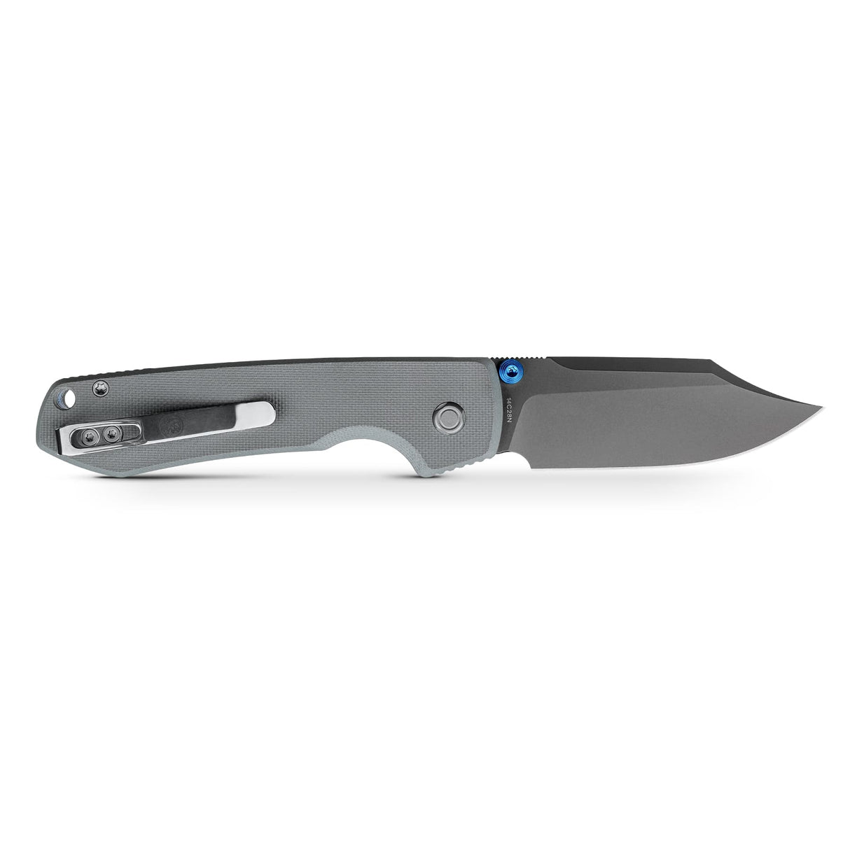 Raccoon  2.0- Top Liner Lock | Grey G10 + Destroyer Grey 14C28N Bowie - A2918