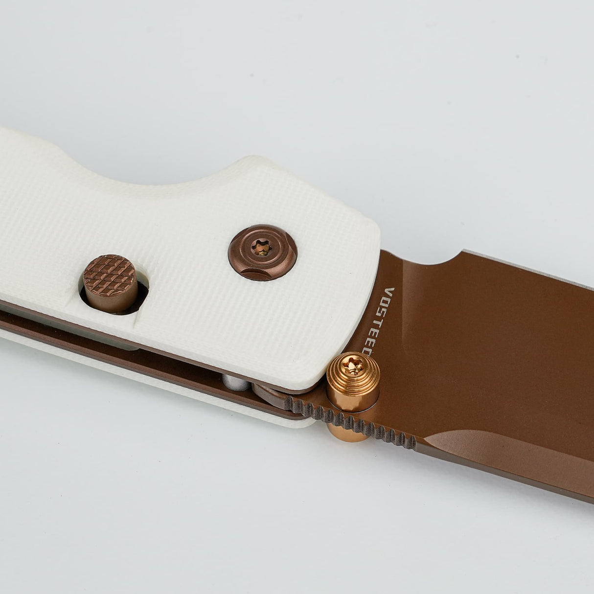 Raccoon 2.0 - Top Liner Lock | White G10 + 14C28N Bowie - A2925