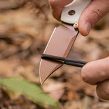 Raccoon 2.0 - Top Liner Lock | White G10 + 14C28N Bowie - A2925