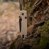 Raccoon 2.0 - Top Liner Lock | Sand G10 + 14C28N Bowie - A2927