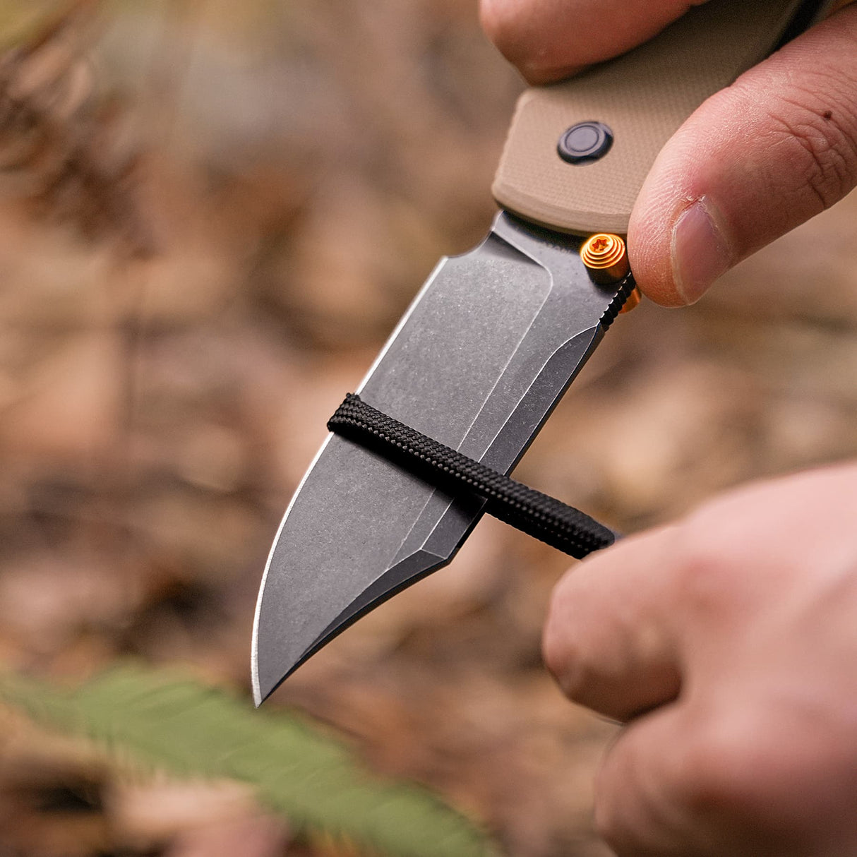 Raccoon 2.0 - Top Liner Lock | Sand G10 + 14C28N Bowie - A2927