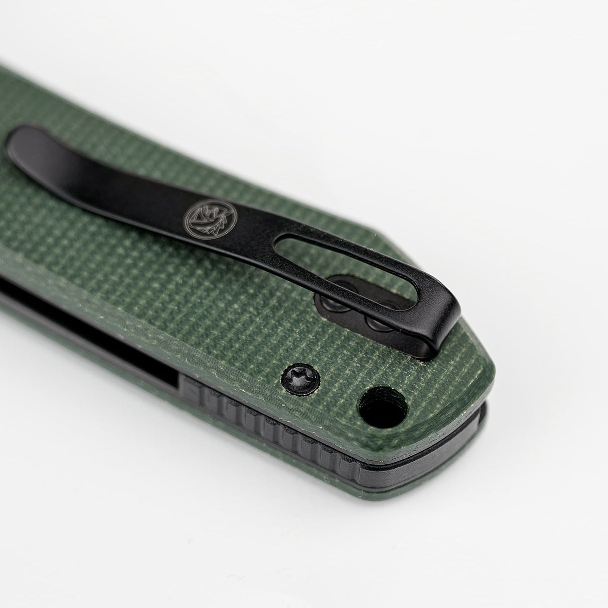 Raccoon 2.0 Top Liner Lock | Green Micarta + Copper Dune 14C28N Sheepsfoot - A2929