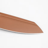 Raccoon 2.0 Top Liner Lock | Green Micarta + Copper Dune 14C28N Sheepsfoot - A2929