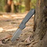Raccoon 2.0 Top Liner Lock | Grey G10 + Stonewash 14C28N Sheepsfoot - A2930