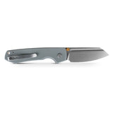 Raccoon 2.0 Top Liner Lock | Grey G10 + Stonewash 14C28N Sheepsfoot - A2930