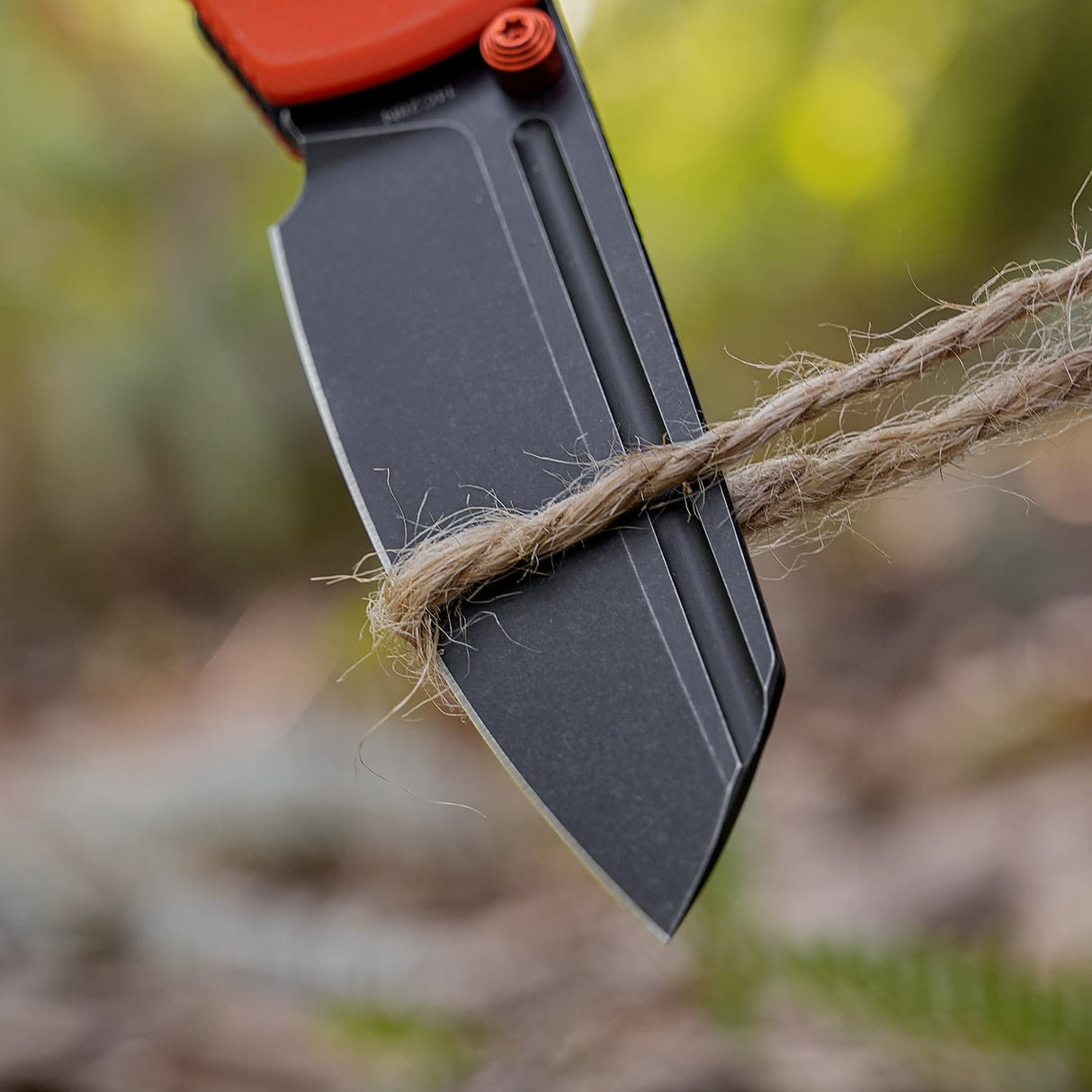 Raccoon 2.0 Top Liner Lock | Orange G10 + Blackwash 14C28N Sheepsfoot - A2931