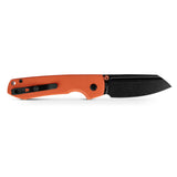 Raccoon 2.0 Top Liner Lock | Orange G10 + Blackwash 14C28N Sheepsfoot - A2931