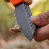 Raccoon 2.0 Top Liner Lock | Orange G10 + Blackwash 14C28N Sheepsfoot - A2931