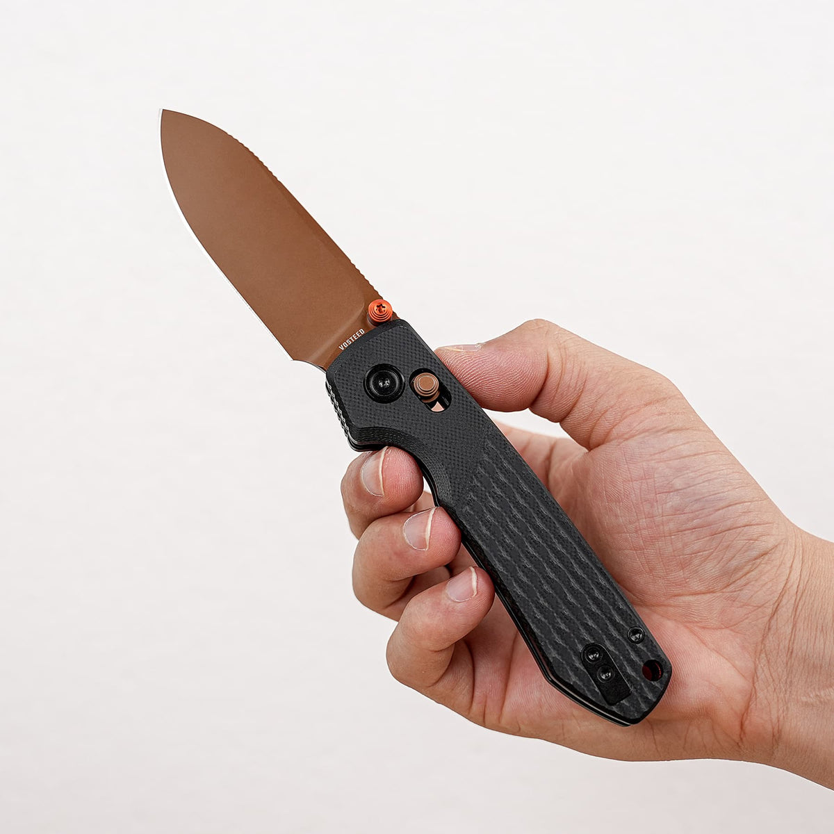 Raccoon Crossbar 2.0 ModSwap™ | Black G10 + Copper Dune Nitro-V - A4901