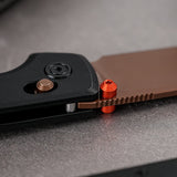 Raccoon Crossbar 2.0 ModSwap™ | Black G10 + Copper Dune Nitro-V - A4901