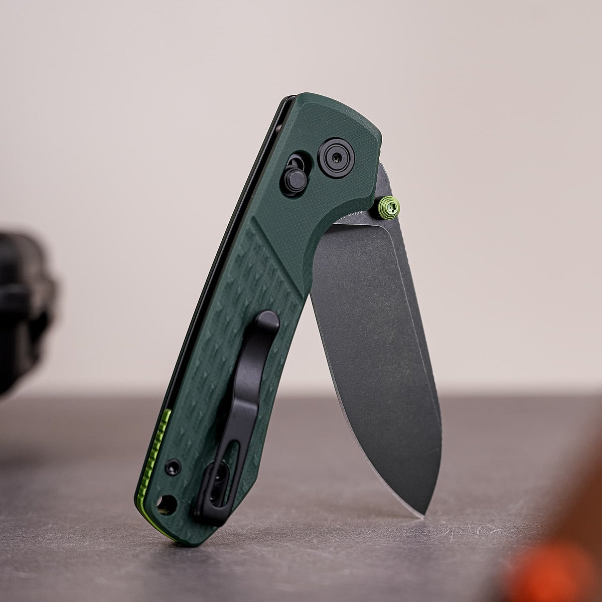 Raccoon Crossbar 2.0 ModSwap™ | Green G10 + Blackwash Nitro-V - A4902