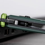 Raccoon Crossbar 2.0 ModSwap™ | Green G10 + Blackwash Nitro-V - A4902