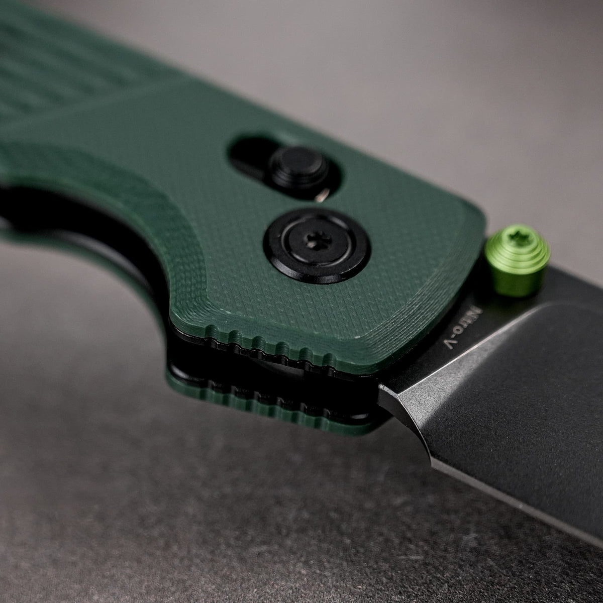 Raccoon Crossbar 2.0 ModSwap™ | Green G10 + Blackwash Nitro-V - A4902