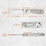 Raccoon Crossbar 2.0 ModSwap™ | Green G10 + Blackwash Nitro-V - A4902