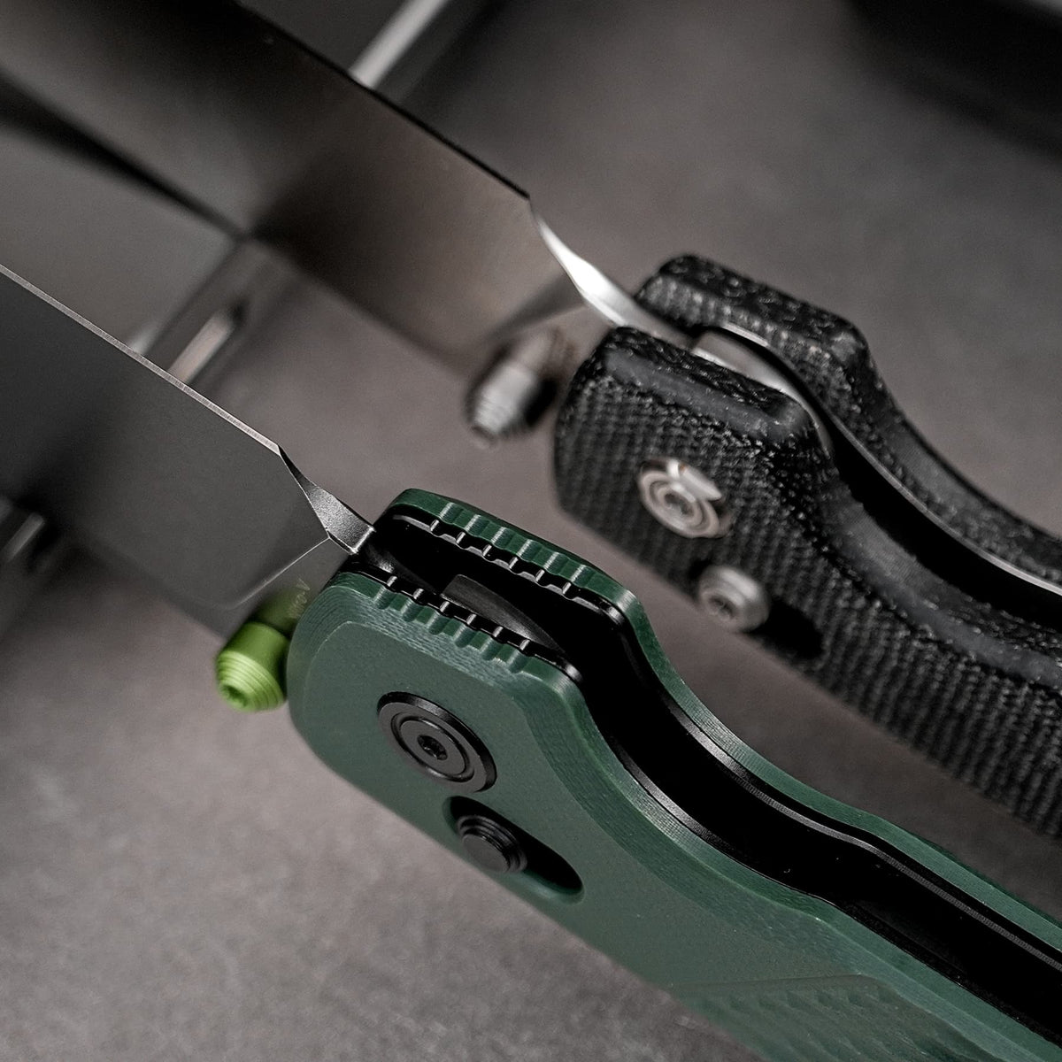 Raccoon Crossbar 2.0 ModSwap™ | Green G10 + Blackwash Nitro-V - A4902