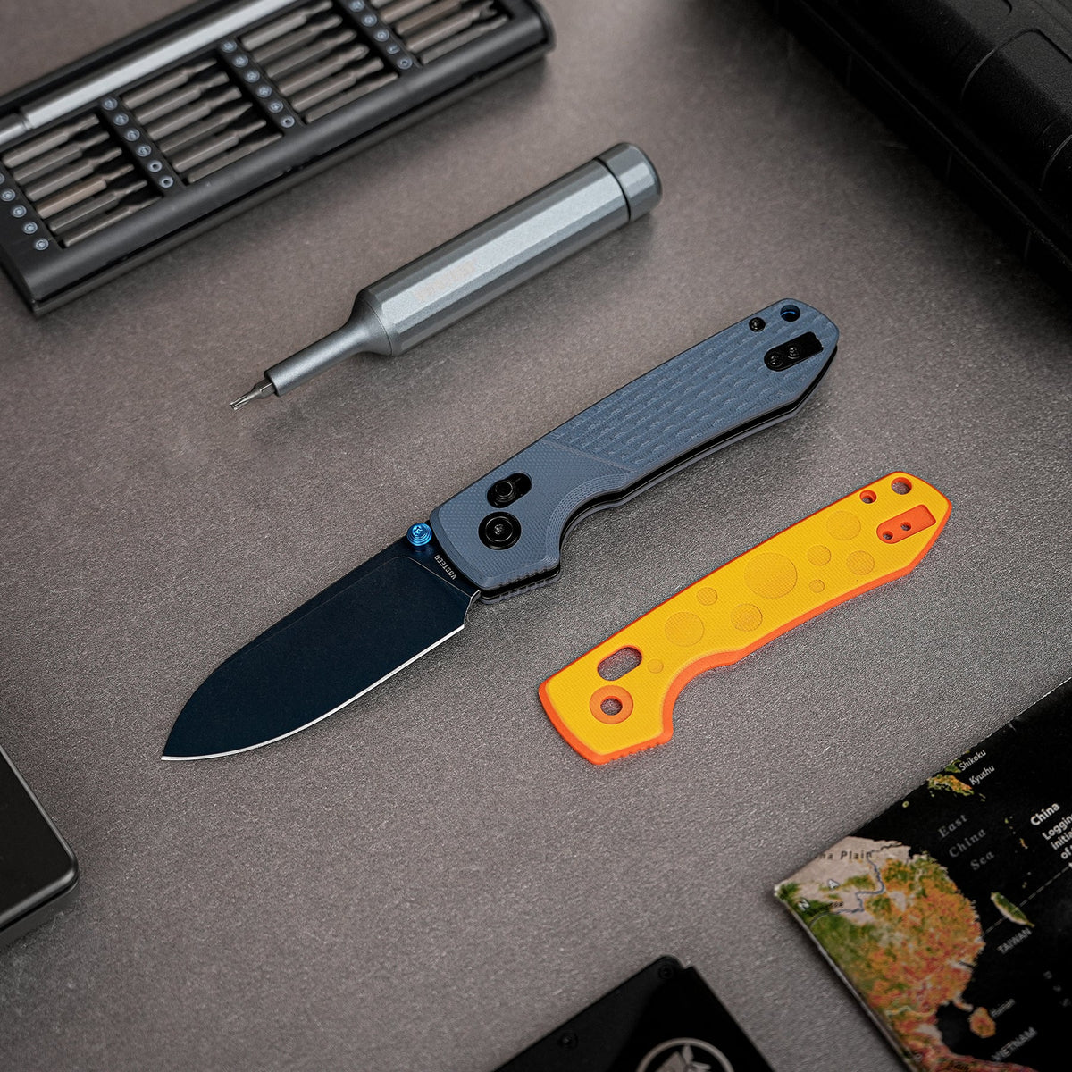 Raccoon Crossbar 2.0 ModSwap™ | Blue G10 + Stonewash Blue Cerakote Nitro-V - A4903
