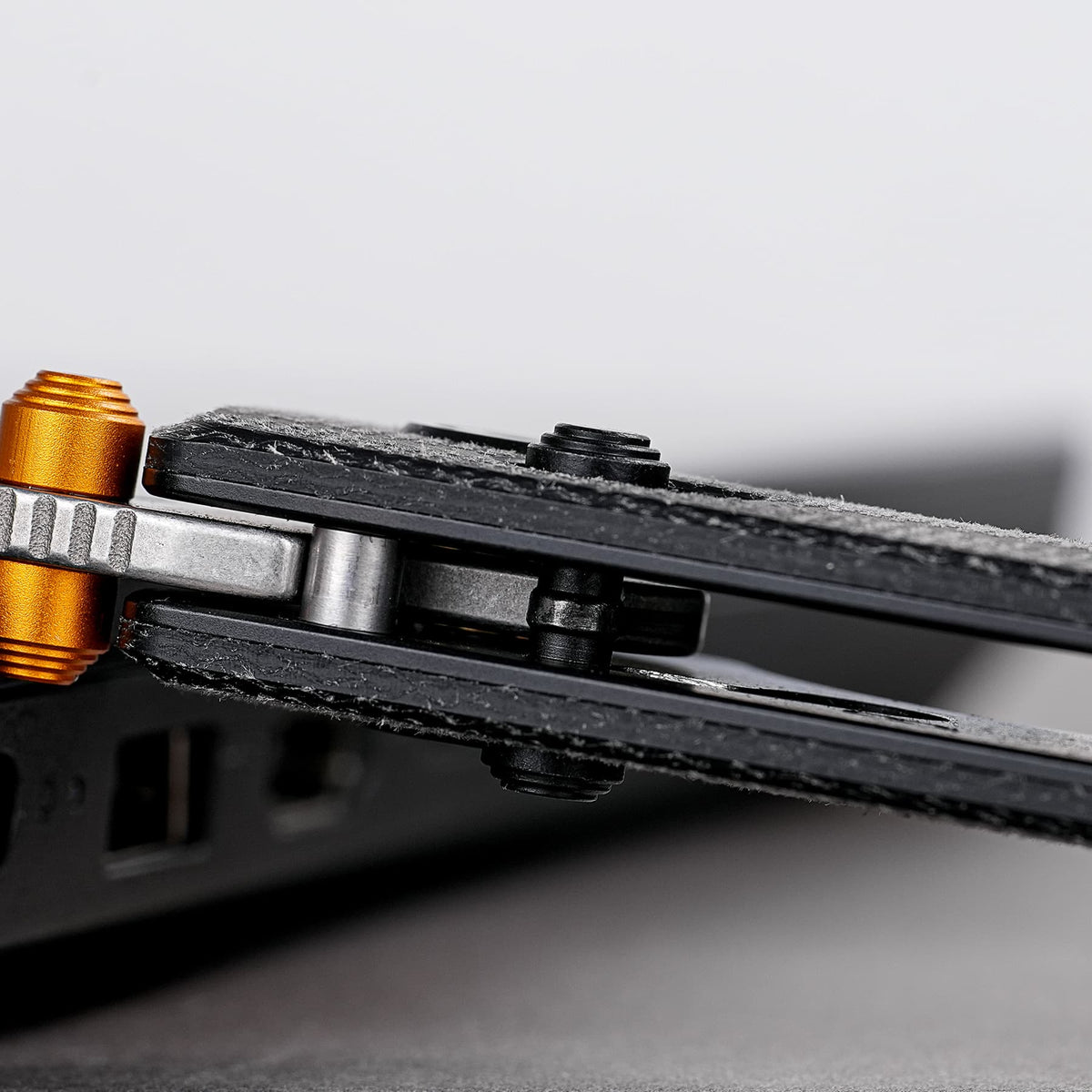 Raccoon Crossbar 2.0 ModSwap™  | Black Micarta + Stonewash Nitro-V - A4906