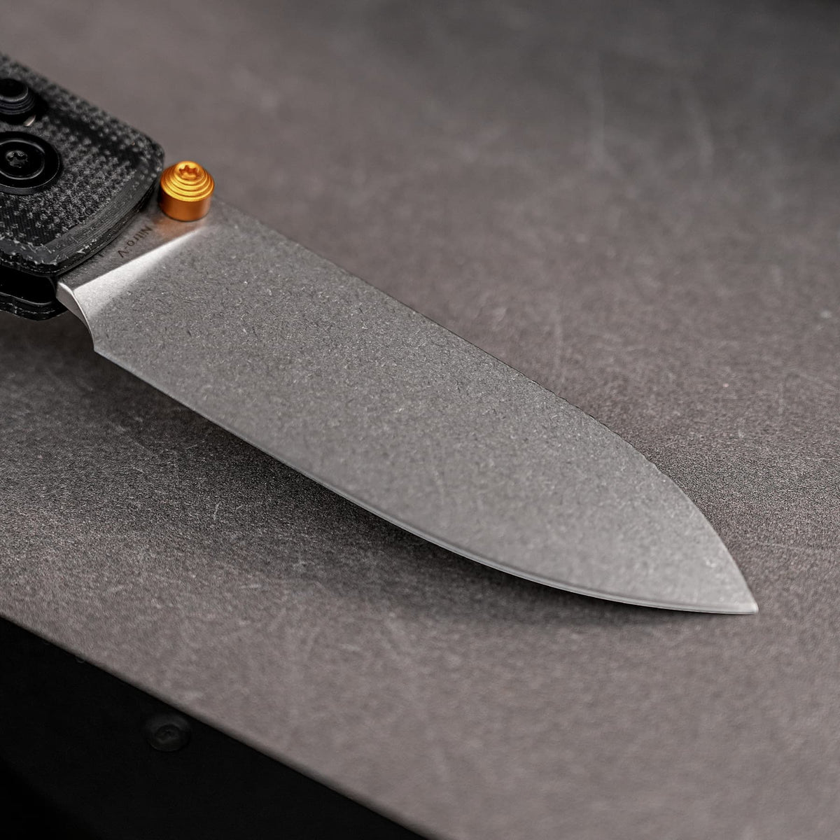 Raccoon Crossbar 2.0 ModSwap™  | Black Micarta + Stonewash Nitro-V - A4906