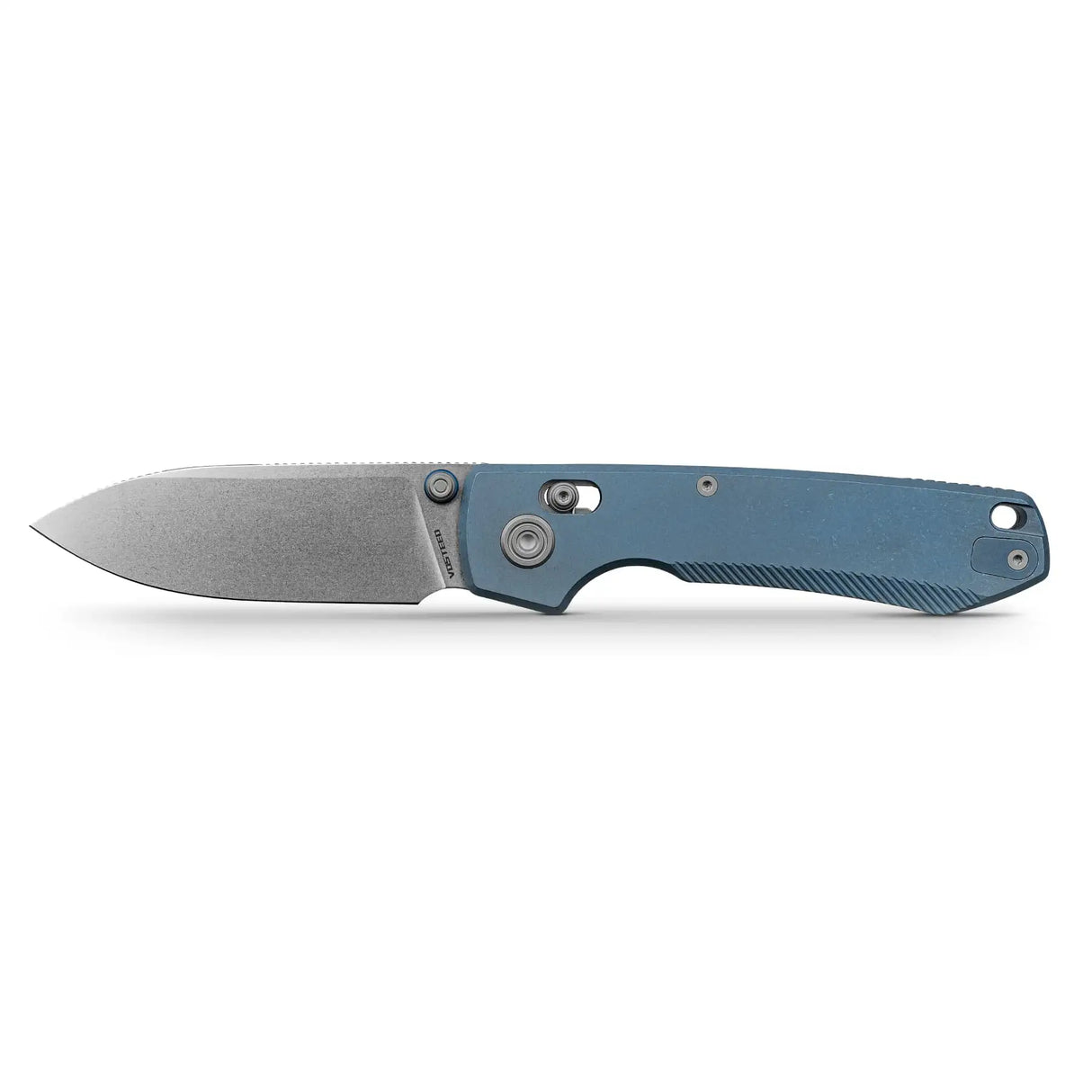 Raccoon TiSlim™ | Blue Ti + Stonewash 154CM