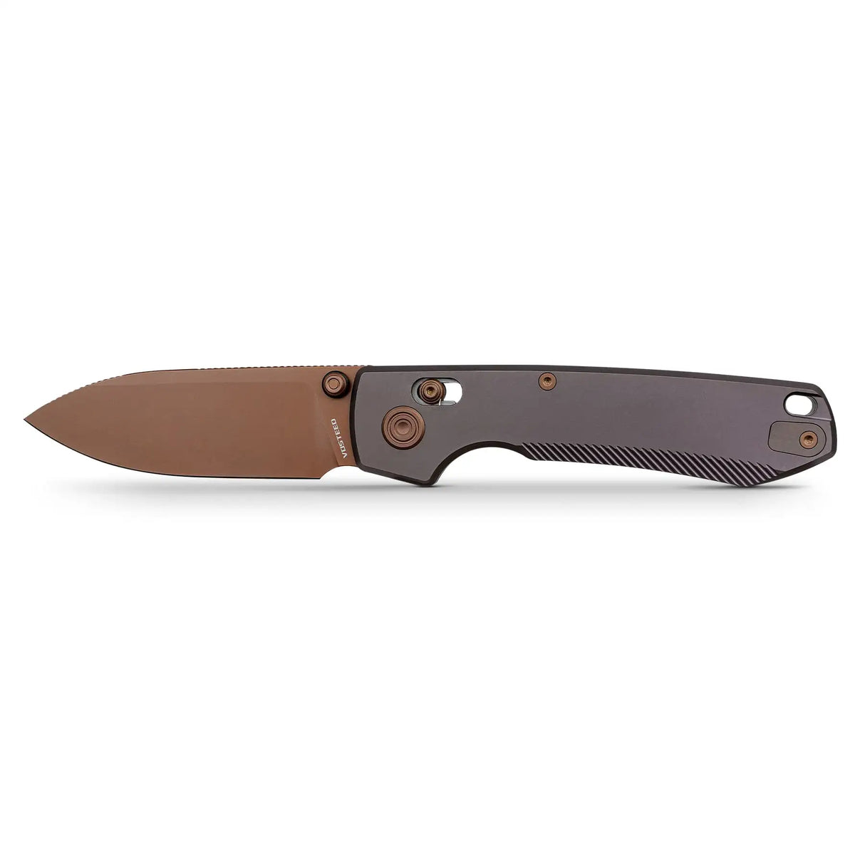 Raccoon TiSlim™ | Dark Red/Purple Ti + Copper Dune 154CM