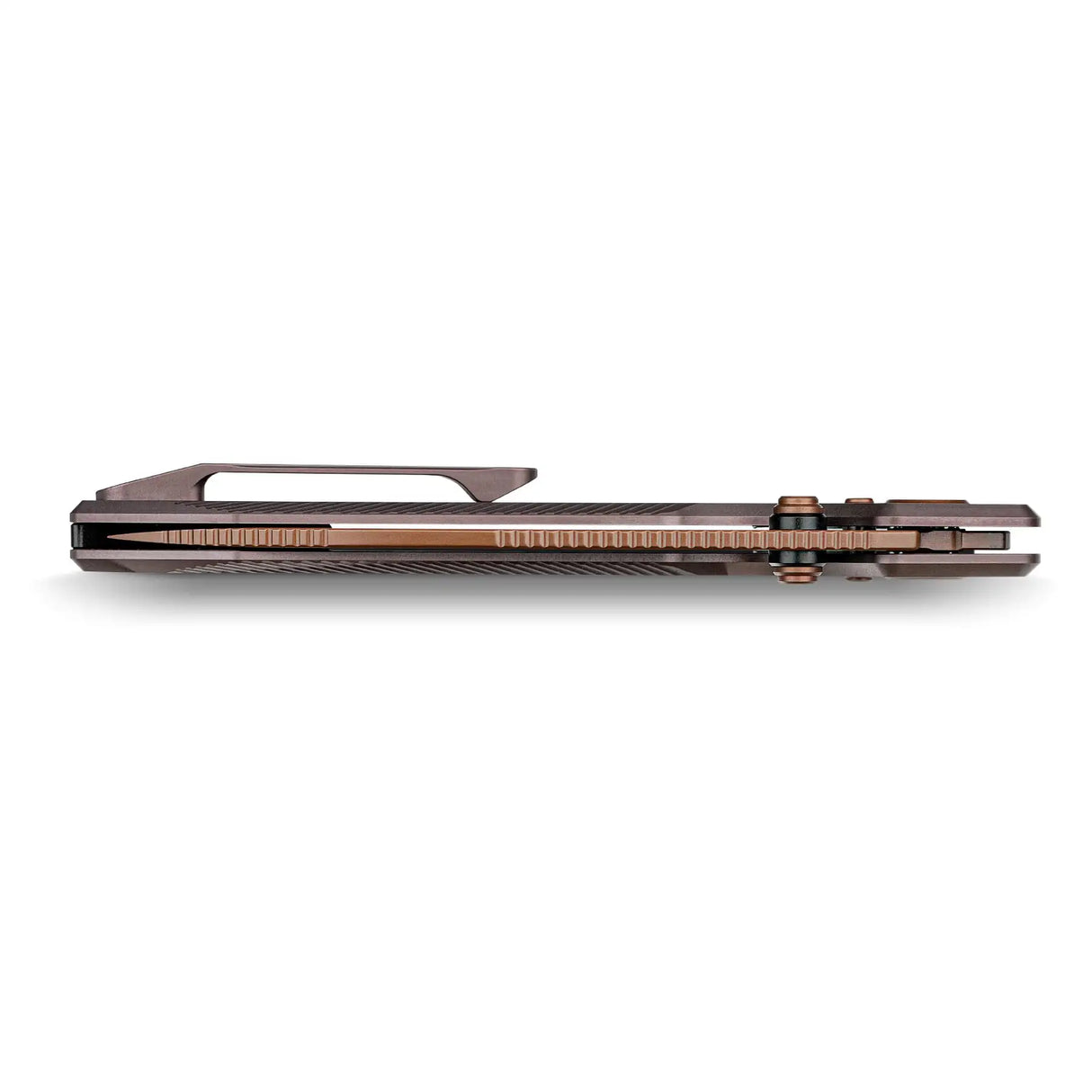 Raccoon TiSlim™ | Dark Red/Purple Ti + Copper Dune 154CM
