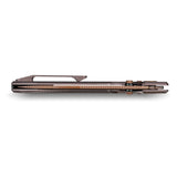 Raccoon TiSlim™ | Dark Red/Purple Ti + Copper Dune 154CM
