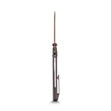 Raccoon TiSlim™ | Dark Red/Purple Ti + Copper Dune 154CM