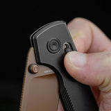 Raccoon TiSlim™ | Black Ti + Copper Dune 154CM