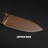 Raccoon TiSlim™ | Black Ti + Copper Dune 154CM