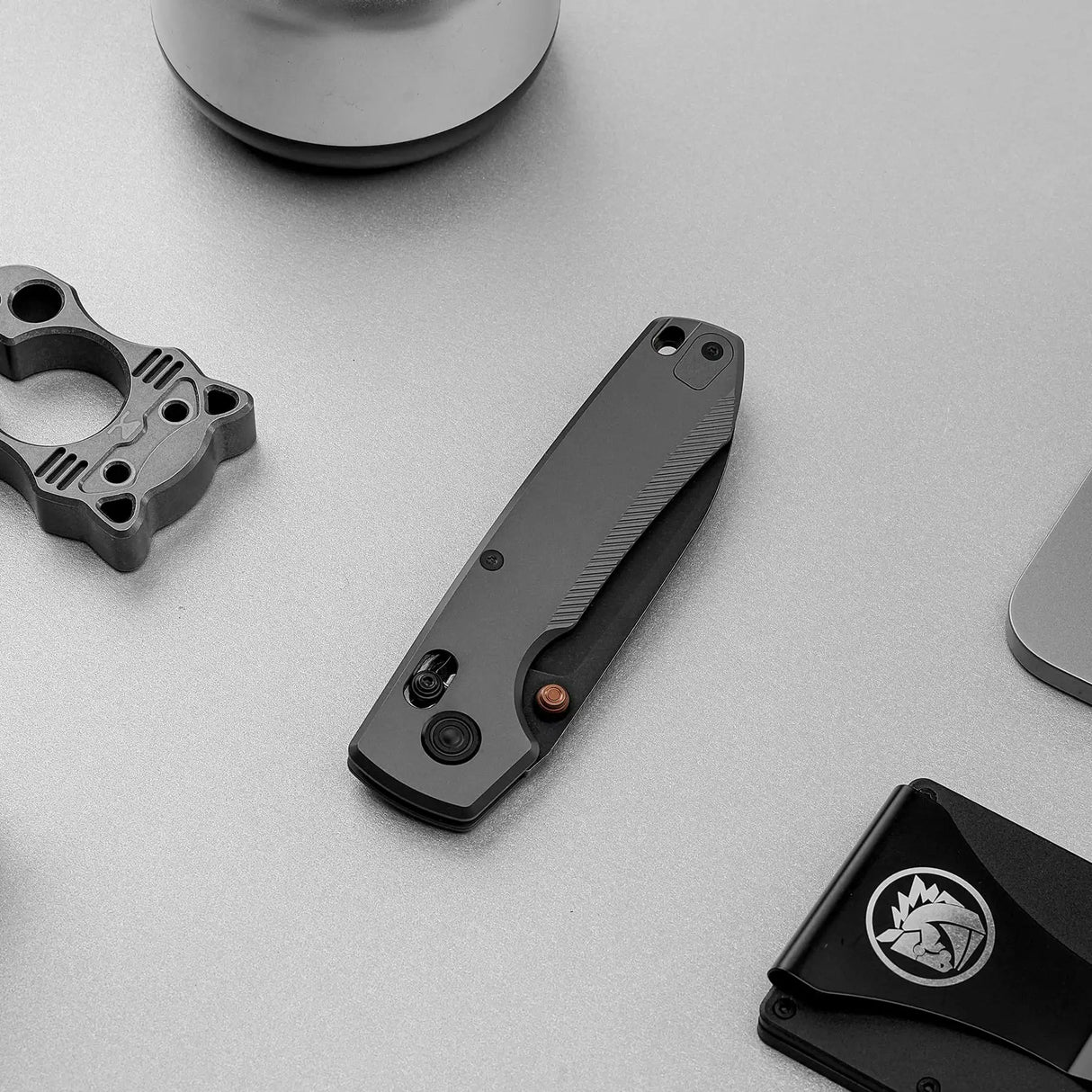 Raccoon TiSlim™ | Dim Grey Ti + Blackwash 154CM